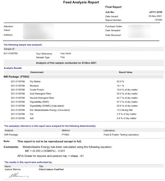 40mt A1 Vetch Hay 380-400 5x4 Rolls (New Season 21/22)