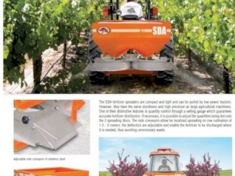 New Agrex SDA Twin Disc Directional Fertiliser Spreader