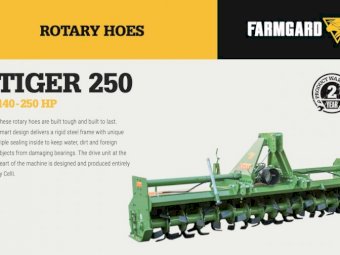 Celli Tiger 250/355 Rotary Hoe--NEW