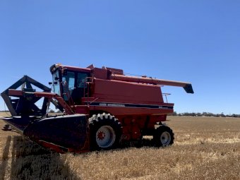1995 Case IH 1688 Header with 30ft 1010 Front