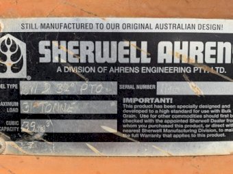 Sherwell 1511D PTO 31mt Field Bins