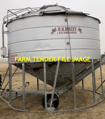 WANTED 25 tonne R.K Macey Field Bin