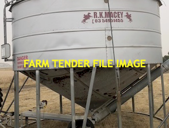 WANTED 25 tonne R.K Macey Field Bin