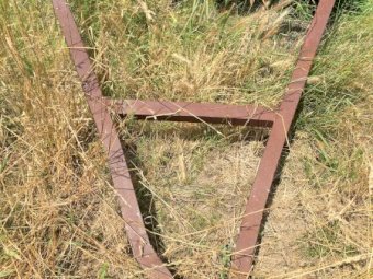 Diesel fuel tank on trailer