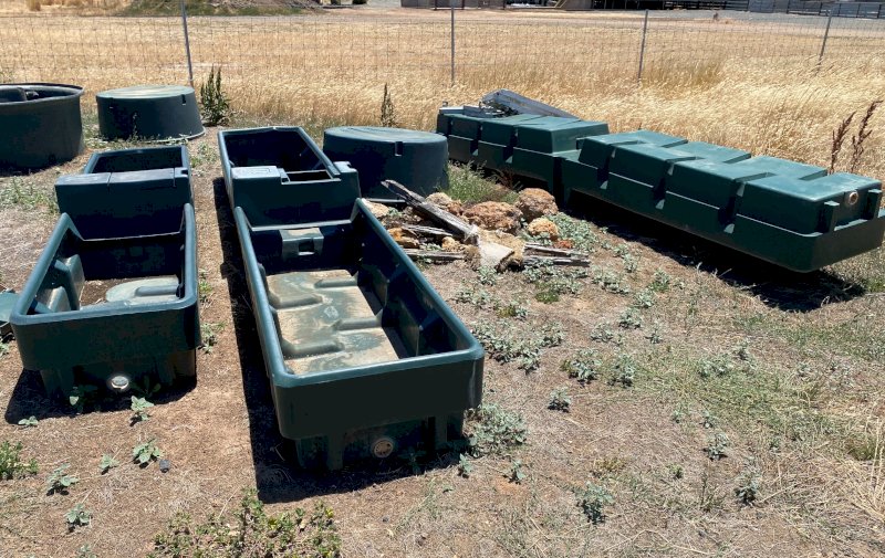 Assorted Plastic Troughs
