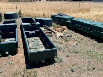 Assorted Plastic Troughs