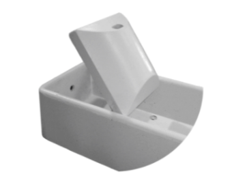 Ag-Crete Rectangular Water Trough - 4300Lx685Wx400H with float cover 1 1/4" Inlet