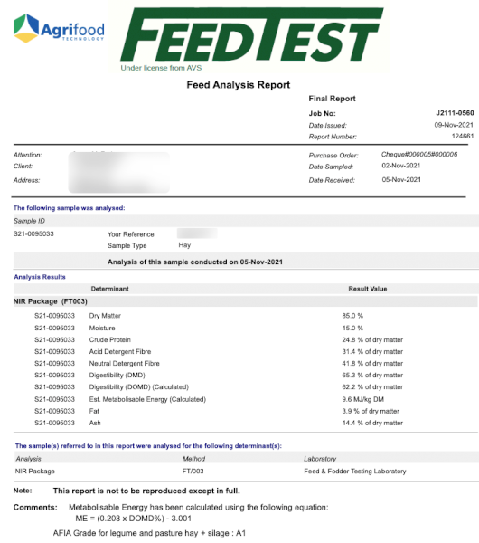 120mt Vetch Hay 600kg+ 8x4x3 Bales (New Season 21/22)