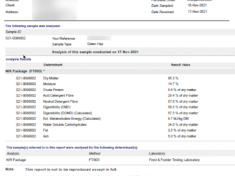 700mt Oaten Hay 650kg 8x4x3 Bale (New Season 21/22)