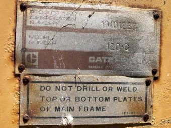 1987 Cat 120G Grader
