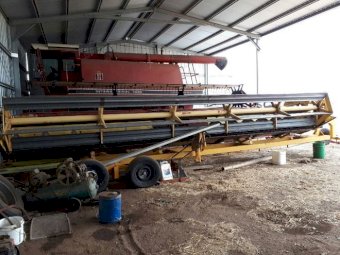 24 ft Bat Reel and Leith Trailer and 20 ft Finger Tyne Front