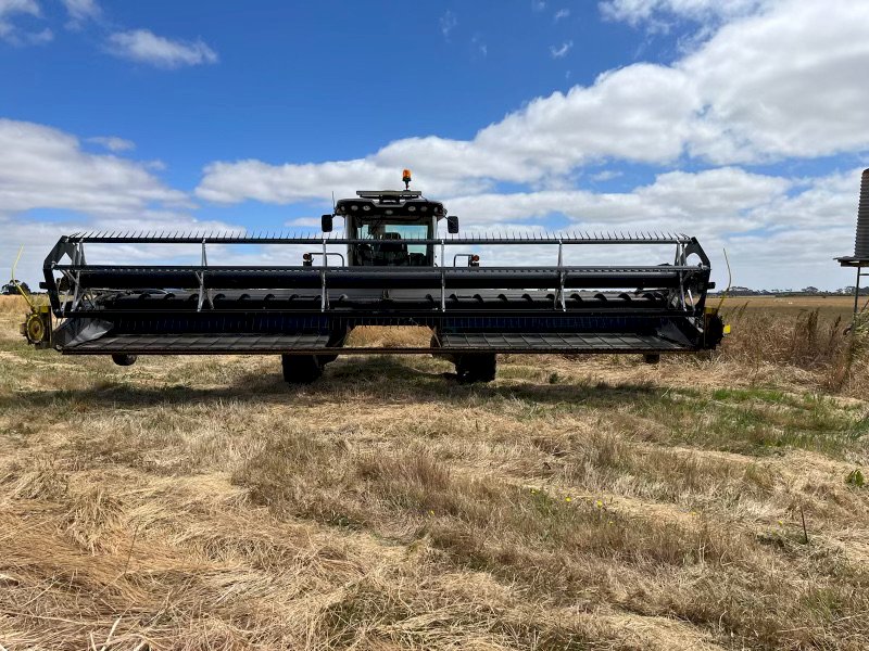 2012 Massey Ferguson 9760 Windrower with 30 ft AgCo Draper Front