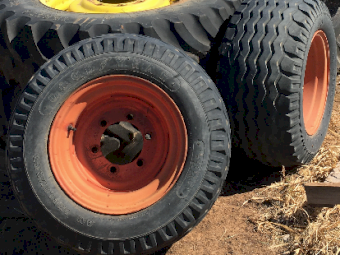 Implement Tyres and Rims x 2