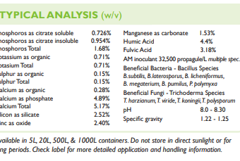 SureCrop VAM - 20L drums