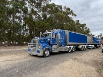 2012 T909 Kenworth With Lusty A & B Trailers/Dolly And 45Ft Widening Drop Deck Trailer