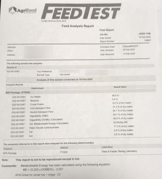 130mt Barley Hay 600-650kg 8x4x3 Bales (20/21)