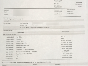 130mt Barley Hay 600-650kg 8x4x3 Bales (20/21)