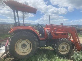 Daedong DK 75 Tractor with FEL