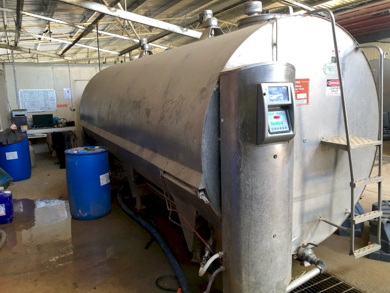 Milk vat 12050 litre capacity