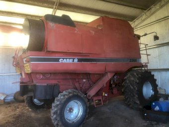 Under Auction - (A191) 1999 Case 2388 with 30 ft Comb & Trailer 