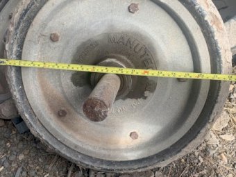 50 x 18inch semi solid wedge Manutec Press Wheels