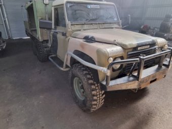 Under Auction - (A170) 1983  Landrover Perentie 6X6 Ute 