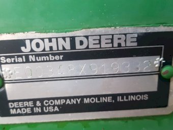 John Deere 348 Small Square Baler