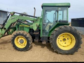 1995 John Deere 5510 Tractor with Loader & Forks