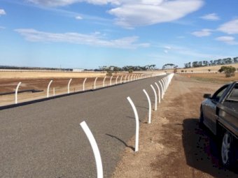 Under Auction - (A170)  2000 Metres of Horse Track Railing, Posts and 1000 Metres of Irrigation Pipe 