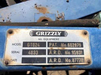 Grizzly G24 Little Grumpy Discs