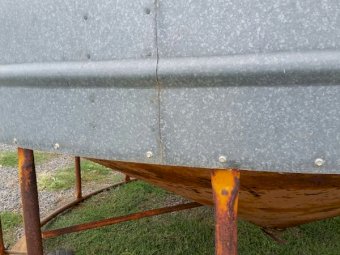 28 tonne Sherwell Field Bin with Auger