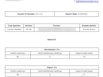 2mt Pioneer 44Y94CL Hybrid Clear Field Canola Seed