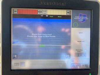John Deere GPS Screen