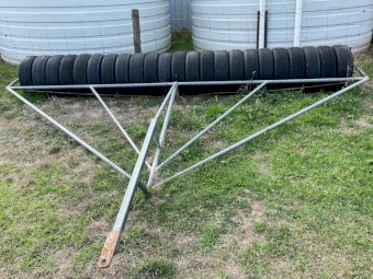Rubber Tyre Pasture Roller