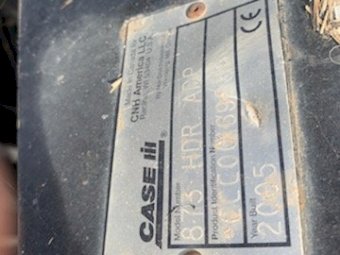 2005 Case 25’ Draper Front