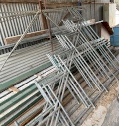 Seating frames are 5 tier and 4.65 long