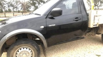 2012 Black Mitsubishi UTIL MN Triton Ute (Cab Chassis)