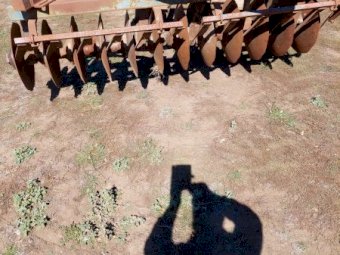 Under Auction - (A175)  Blue Line/Napier 24 Plate Disc Plough 