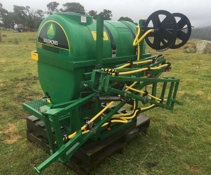Goldacres 600L x 7.8m 3PL Mounted Boomspray