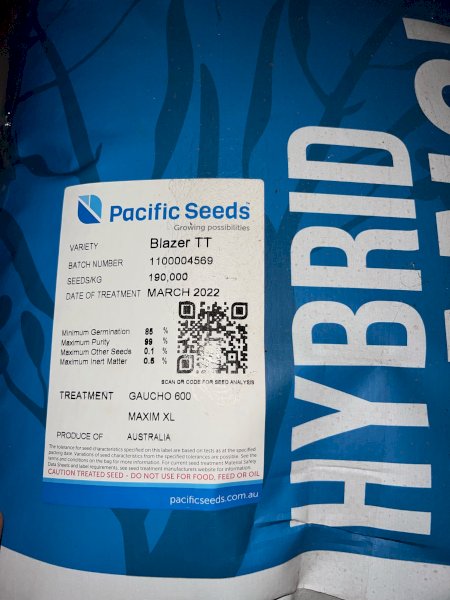 640kg Canola Blazer TT Seed