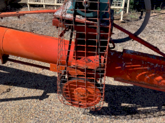 56ft x 10" Grain Auger with brand  new 20hp 3 phase  Electric Motor