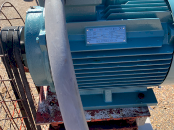 56ft x 10" Grain Auger with brand  new 20hp 3 phase  Electric Motor