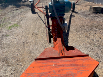 56ft x 10" Grain Auger with brand  new 20hp 3 phase  Electric Motor