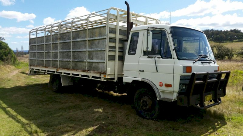 1994 Nissan UD Truck with 21ft Stock Crate