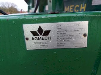 2006 Agmech 6 Bale Feed Out Wagon