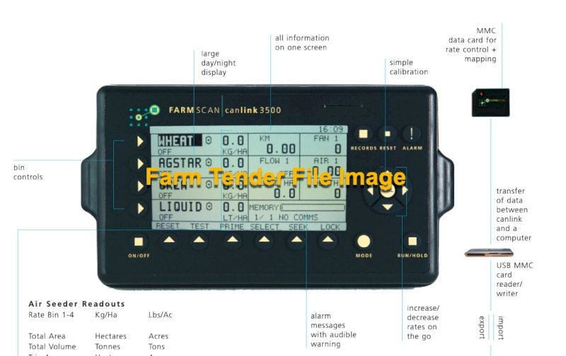 WANTED Farmscan Canlink 3000 or 3500 Monitor