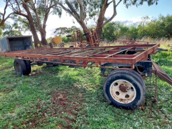7m x 2.4m Hay trailer