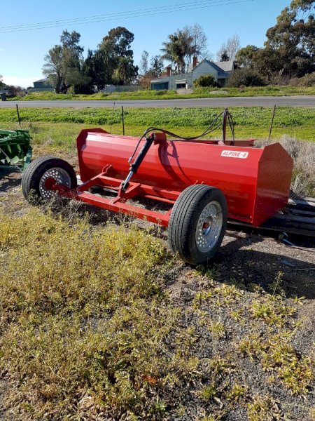 Brand New Alpine 8' Grader/Scraper