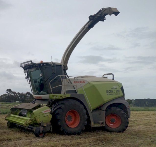 2018 CLAAS JAGUAR 950 Forage Harvester  With Grass Front.