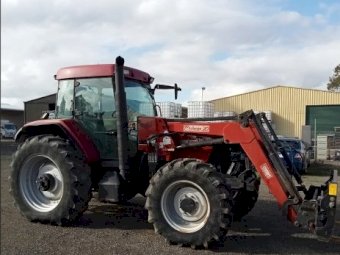 2000 Case MX 120 Tractor with Challenge Loader